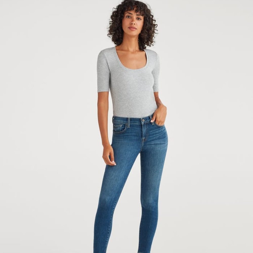 7 FOR MAN KIND LUXE VINTAGE HIGH WAIST ANKLE Sz 31